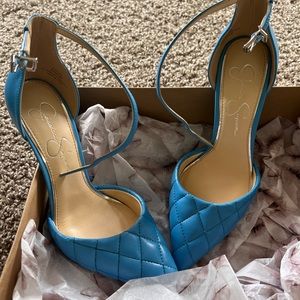 Blue JS Heels! Like New!